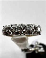 Vintage Lady's Diamond Wedding Set 7 Diamonds .51 Carat T.W. 14K 2 Tone Gold